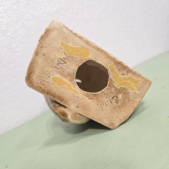 Be Wise Save Ceramic Owl Coin Bank 1977 Vintage MCM - Picture 6 of 6